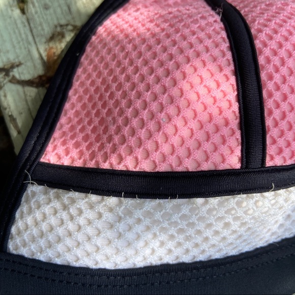 Pink and White Triangl Swimwear Top - Picture 5 of 5